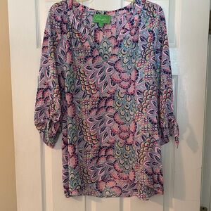 Pappagallo Multicolor Patterned Blouse